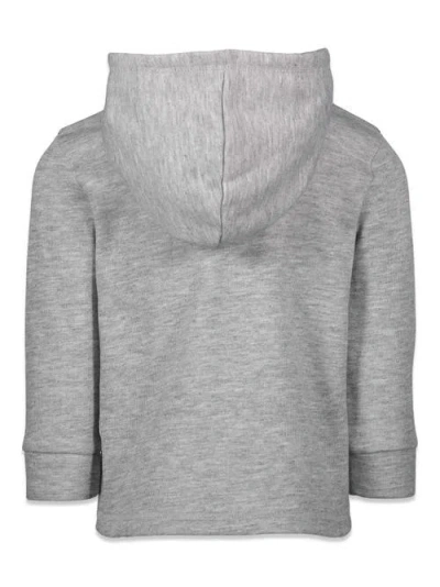 Marvel Half Zip Hoodie In Gray