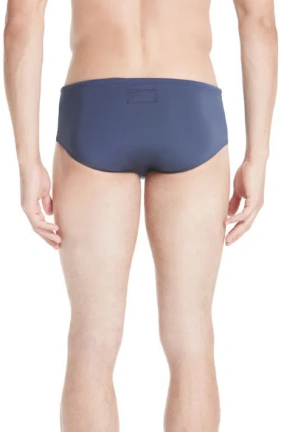 Vilebrequin Solid Fitted Swim Brief In Blue