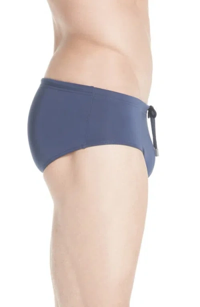Vilebrequin Solid Fitted Swim Brief In Blue