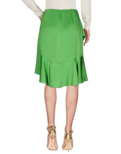 Shop Lanvin Knee Length Skirt In Light Green