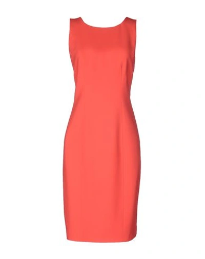 Capucci Knee-length Dress In Coral