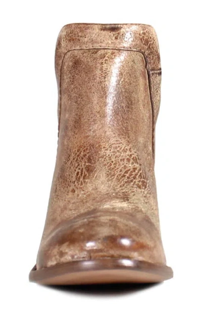 Diba True Work Nerd Vintage Leather Bootie In Brown