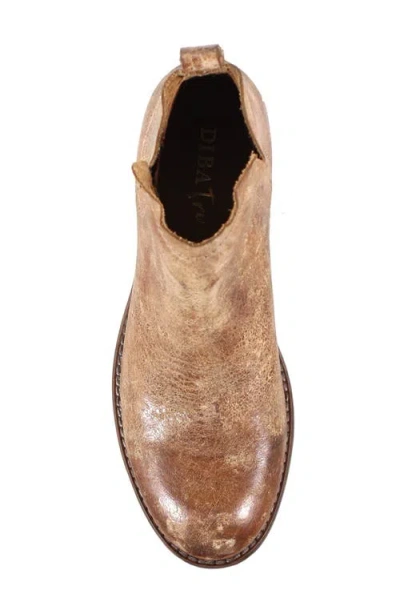 Diba True Work Nerd Vintage Leather Bootie In Brown
