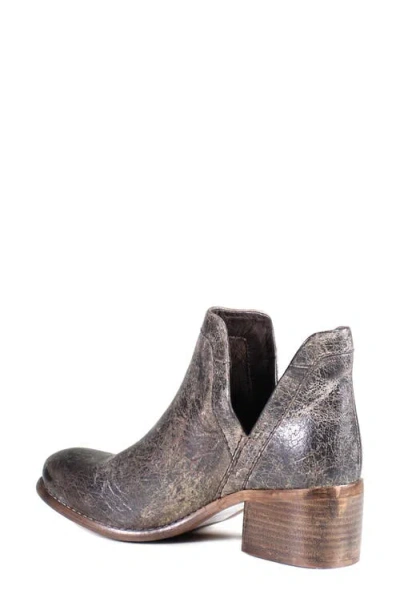 Diba True Work Nerd Vintage Leather Bootie In Gray