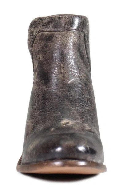 Diba True Work Nerd Vintage Leather Bootie In Gray