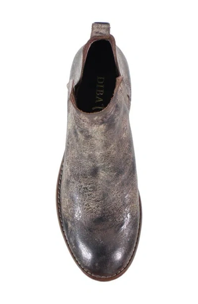 Diba True Work Nerd Vintage Leather Bootie In Gray