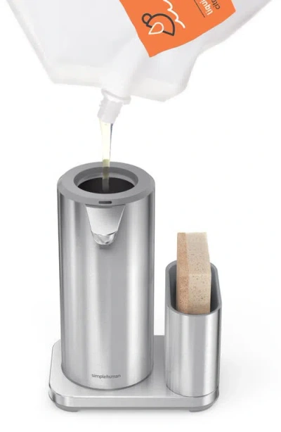 Simplehuman 14 Oz. Liquid Sensor Pump With Caddy In Gray