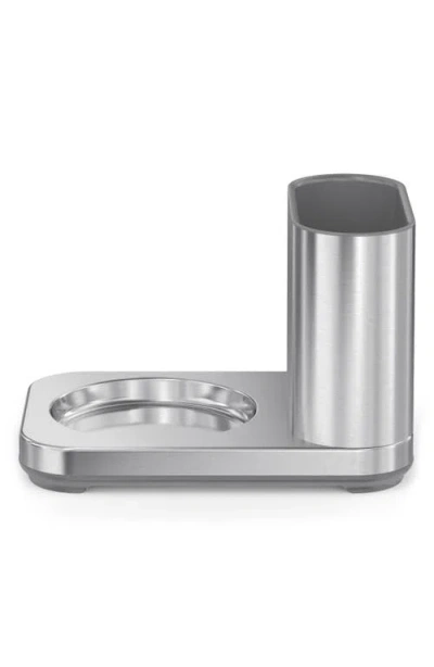 Simplehuman 14 Oz. Liquid Sensor Pump With Caddy In Gray