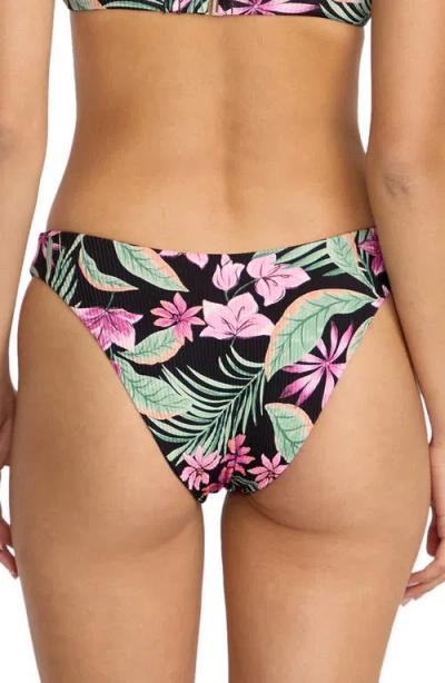 Volcom Gritty Aloha 'v' Bikini Bottoms In Multi
