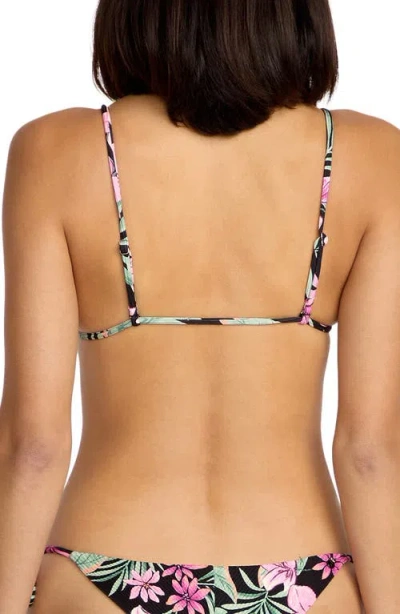 Volcom Gritty Aloha Triangle Bikini Top In Multi