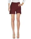 Acne Studios Shorts & Bermuda In Maroon