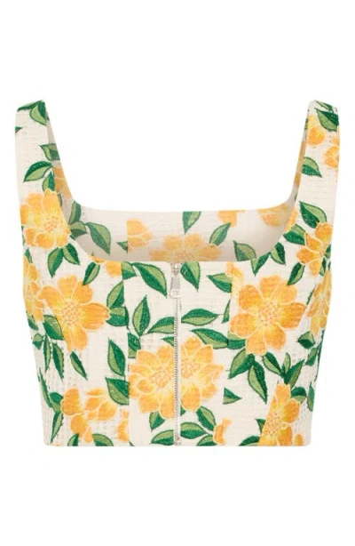Milly Illy Mel Embroidered Sleeveless Top In Multi