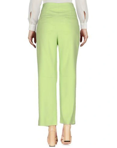 Shop Ermanno Scervino Casual Pants In Light Green