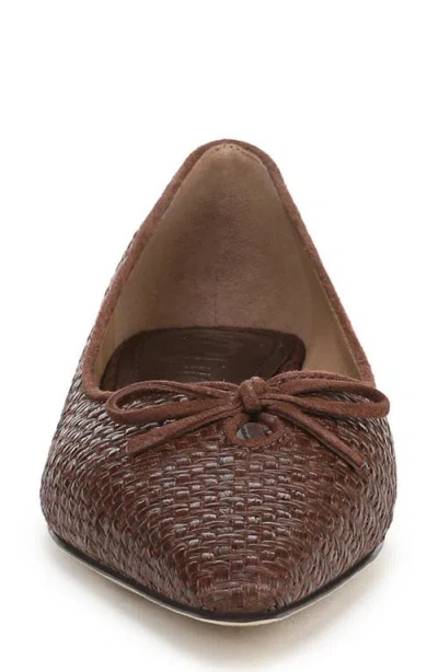 Sam Edelman Esmira 2 Bow Flat In Brown