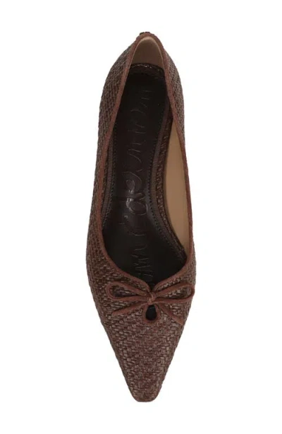 Sam Edelman Esmira 2 Bow Flat In Brown