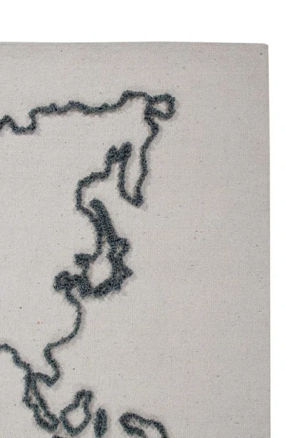 Lorena Canals Map Wall Hanging In White