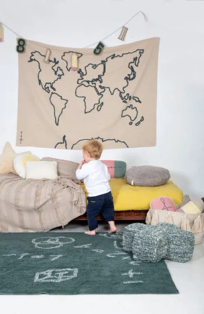 Lorena Canals Map Wall Hanging In White