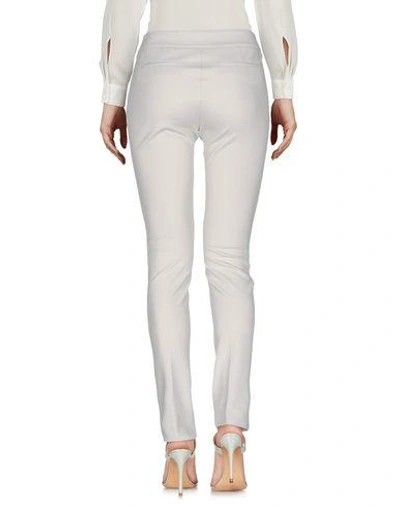 Shop Emporio Armani Casual Pants In Light Grey