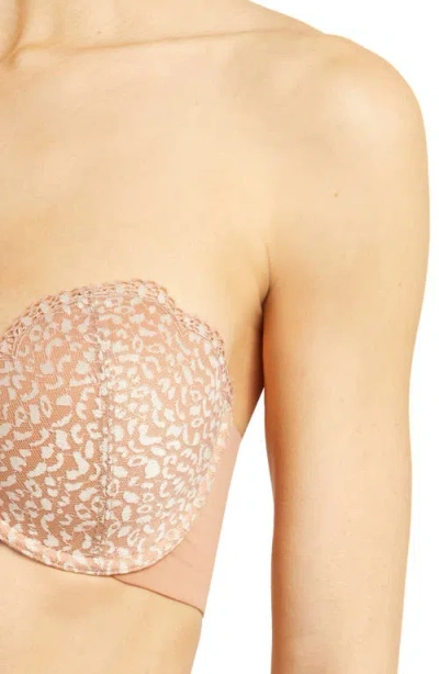 Skarlett Blue Rouse Full Coverage Lightly Lined Strapless Bra In Neutral
