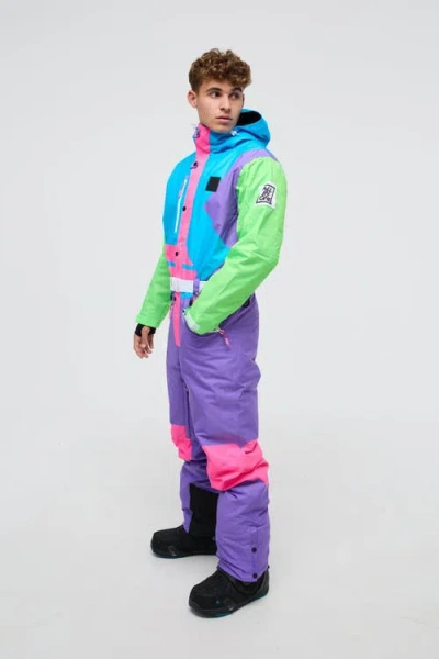 Oosc Powder Hound Ski Suit In Multi