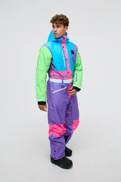 Oosc Powder Hound Ski Suit In Multi