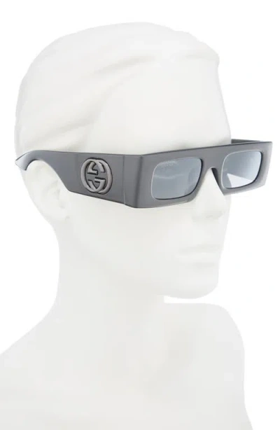 Gucci 49mm Rectangular Sunglasses In Multi