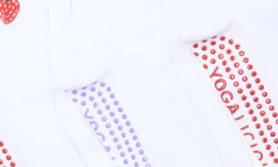 Yogalicious 3-pack Fruit Jacquard Half Crew Socks