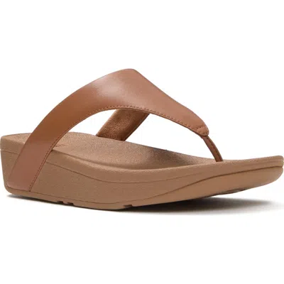 Fitflop Flowrise Toe Post Sandal In Brown