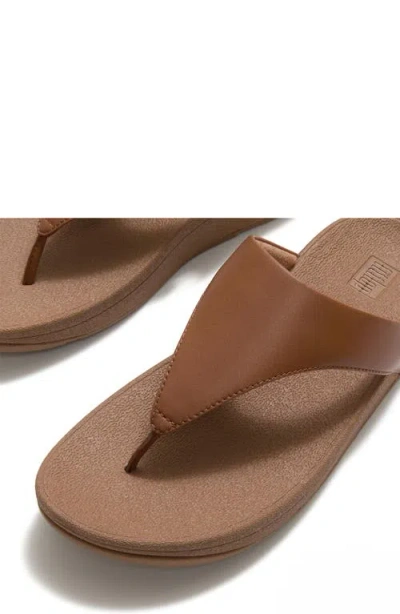 Fitflop Flowrise Toe Post Sandal In Brown