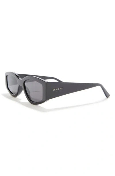 Diff 55mm Kai Slim Sunglasses In Black