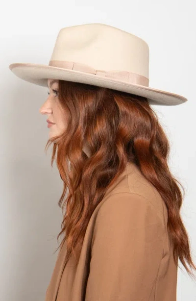 Wyeth Soft Brim Fedora In Neutral