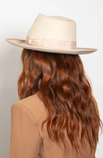 Wyeth Soft Brim Fedora In Neutral
