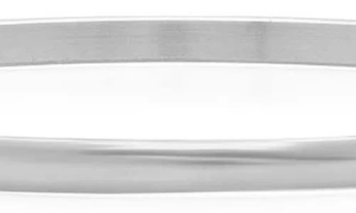Steeltime Slim Bangle In Metallic