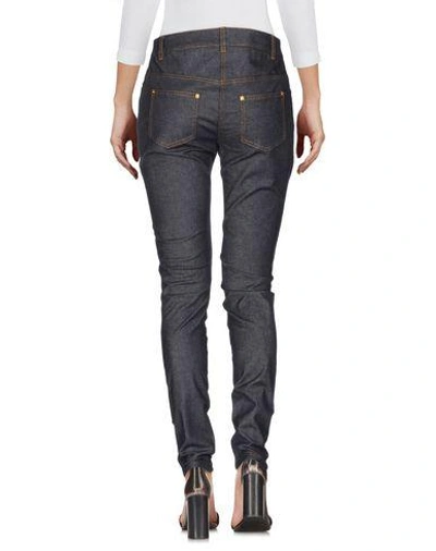 Shop Boutique Moschino Denim Pants In Lead