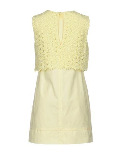 Shop See By Chloé Short Dresses In Yellow