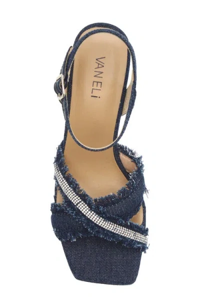 Vaneli Marie Platform Sandal In Blue