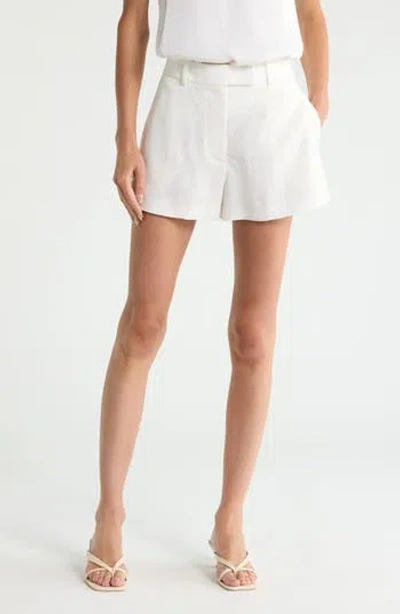 Helmut Lang Flared Shorts In White