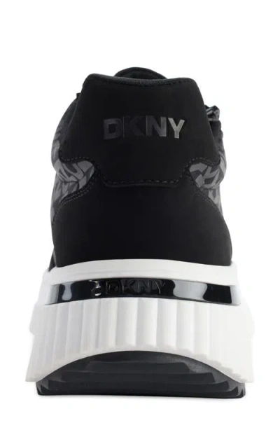 Dkny Lissa Platform Sneaker In Black