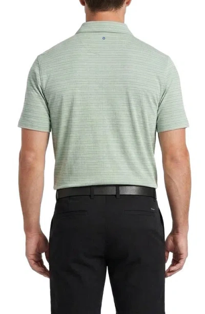Ben Sherman Texture Stripe Performance Polo In Multi