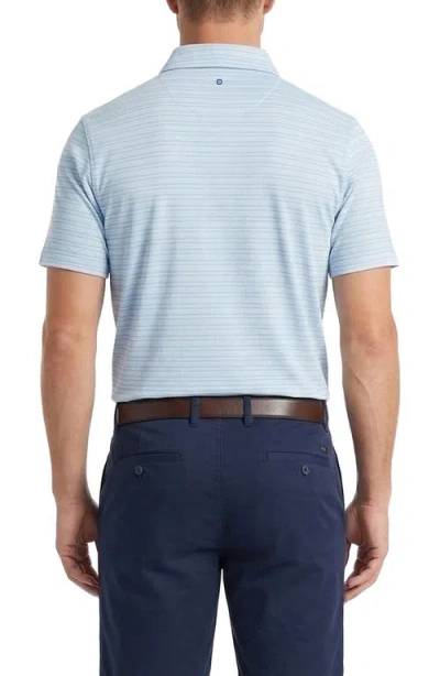 Ben Sherman Texture Stripe Performance Polo In Multi