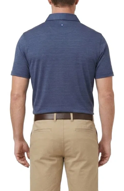 Ben Sherman Texture Stripe Performance Polo In Multi