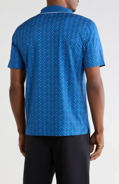 Bugatchi Short Sleeve Knit Polo In Multi