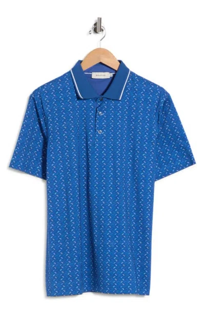 Bugatchi Short Sleeve Knit Polo In Multi