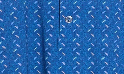 Bugatchi Short Sleeve Knit Polo In Multi