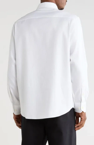 Bugatchi Axel Shaped Fit Micro Check Button-up Shirt In Multi