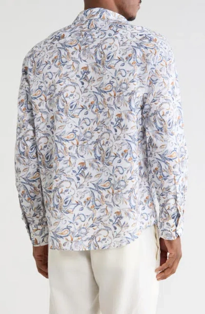 Bugatchi Woven Button Up Shirt In Multi