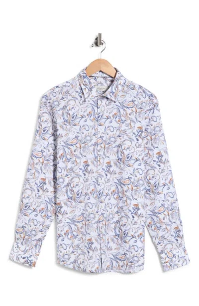 Bugatchi Woven Button Up Shirt In Multi