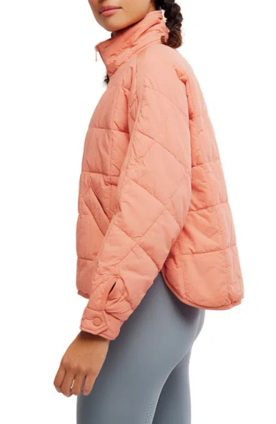 Free People Fp Movement Pippa Packable Puffer Jacket In Pink