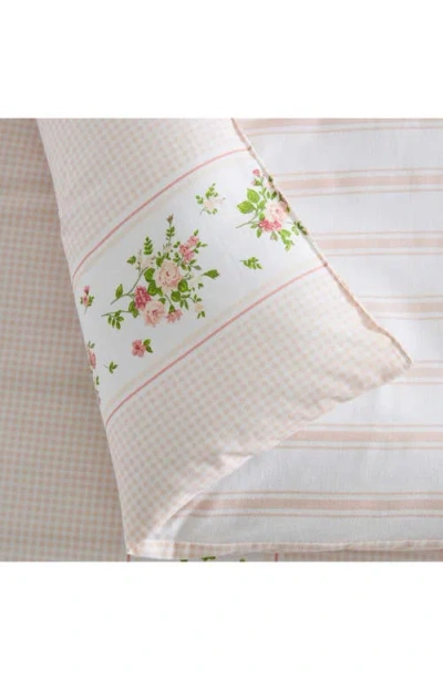 Martha Stewart Annabelle Stripe Cotton Reversible Comforter Set