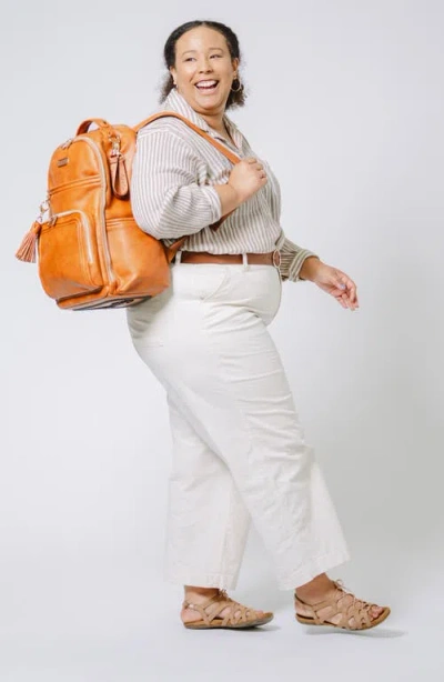 Itzy Ritzy Boss Plus Diaper Backpack In Brown